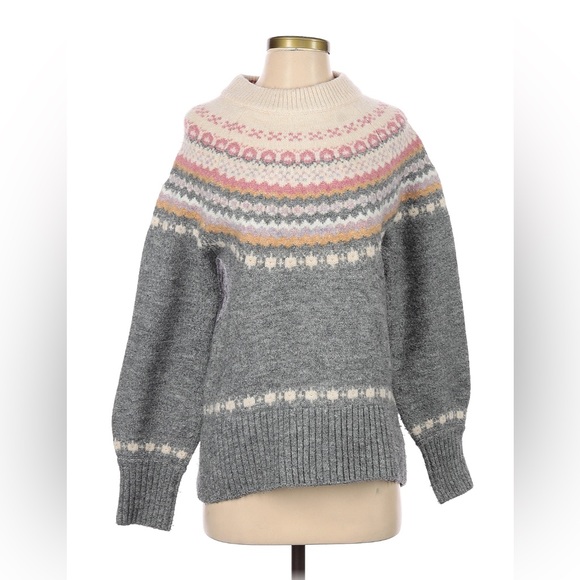 Cozy Fair Isle Pullover Sweater - Picture 5 of 5